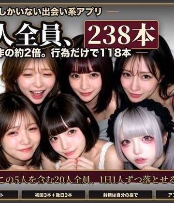 【エロ漫画raw】【実写系Hゲーム】ヤリマンしかいない出会い系アプリ2 〜スワイプして即ホテル〜